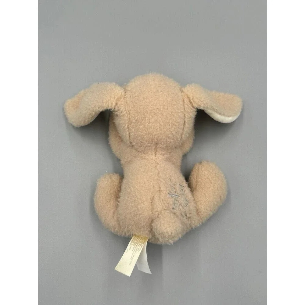 MTY International My 1st Easter Bunny Rabbit Rattle Soft Plush Toy Brown Tan 7
